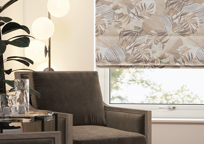 Osaka, Latte - Twist&Fit Roman Blind - Image 5